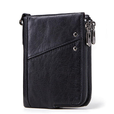 Anti-theft brushed RFID leather ladies wallet - Dazpy