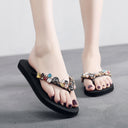 Flat-bottomed Clip-On Herringbone Rhinestone