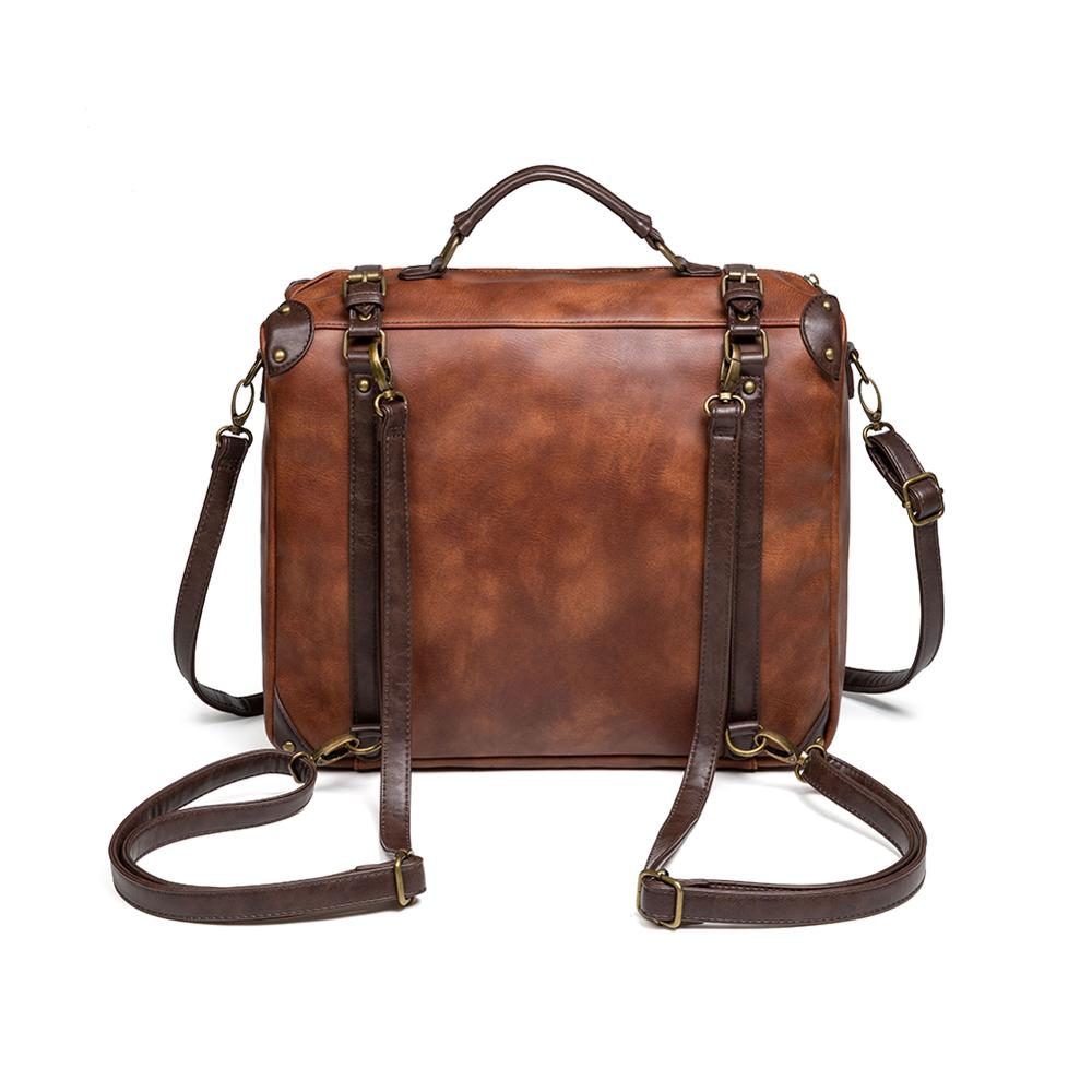 Medieval Retro Style Large-Capacity Contrast Color Bag - Dazpy