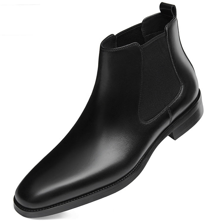 British square head carved ankle boots - Dazpy