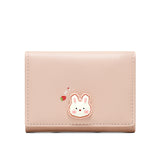 Women's Niche Design Tri-fold Thin Cute Coin Purse - Dazpy