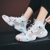 Men Sneakers Summer Fashion Running Shoes Breathable Men Vulcanize Shoes Flat Soft tennis Shoes - Dazpy