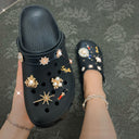 Hole Shoes Baotou Sandals Women's Wedge Heel Platform Shoes