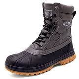 Thick-Soled High-Top Platform Shoes Fashion Personality Trend Outdoor Leather Boots Men - Dazpy