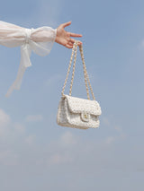 Autumn and winter woolen chain bag - Dazpy