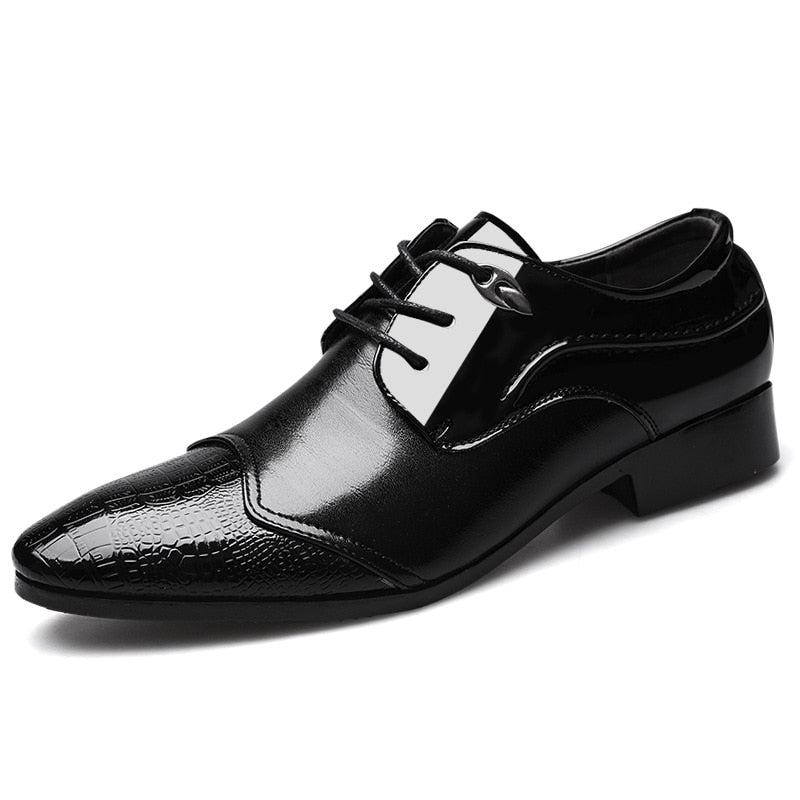 Business Formal Shoes Lace Up British Wedding Shoes - Dazpy