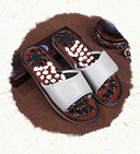 Pebble foot massage slippers