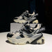 Color block platform sneakers - Dazpy