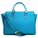 Smiley cross pattern shoulder bag