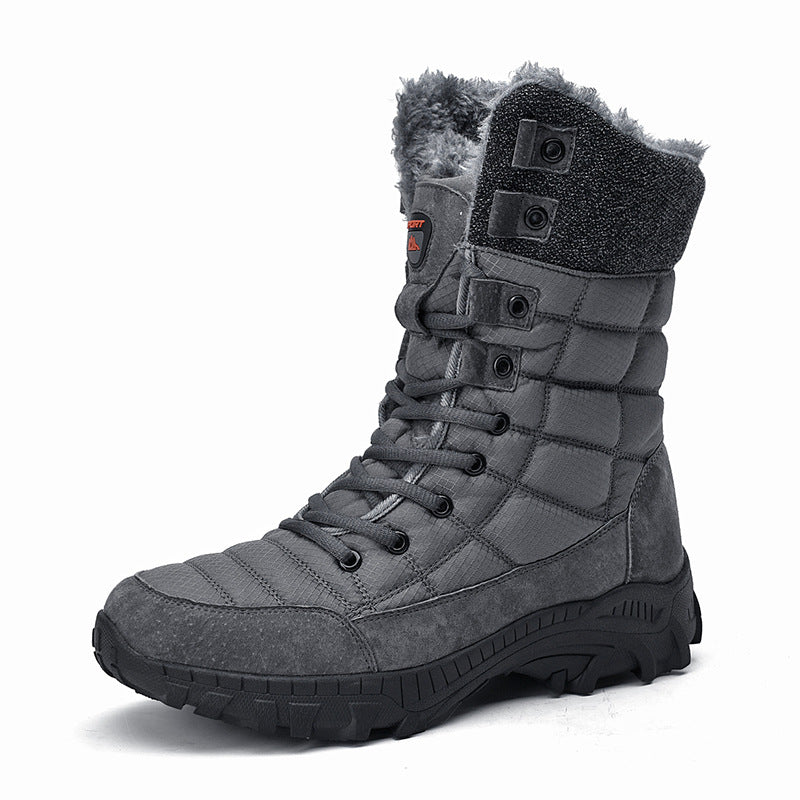 Northeast Plus Size Fleece Snow Boots Men's Shoes - Dazpy