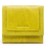 Women's leather wallet 30% short leather wallet - Dazpy