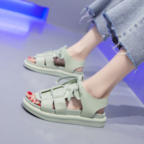 Summer Niche Sports Flat Roman Women's Shoes