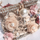 Pearl flower handbag - Dazpy