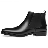 British square head carved ankle boots - Dazpy