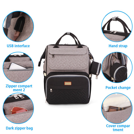 Waterproof Large-capacity Multi-function Shoulder Bag - Dazpy