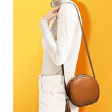 Ladies soft leather casual diagonal small bag - Dazpy