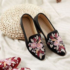 Ethnic Style Cotton Shoes With Fleece And Velvet