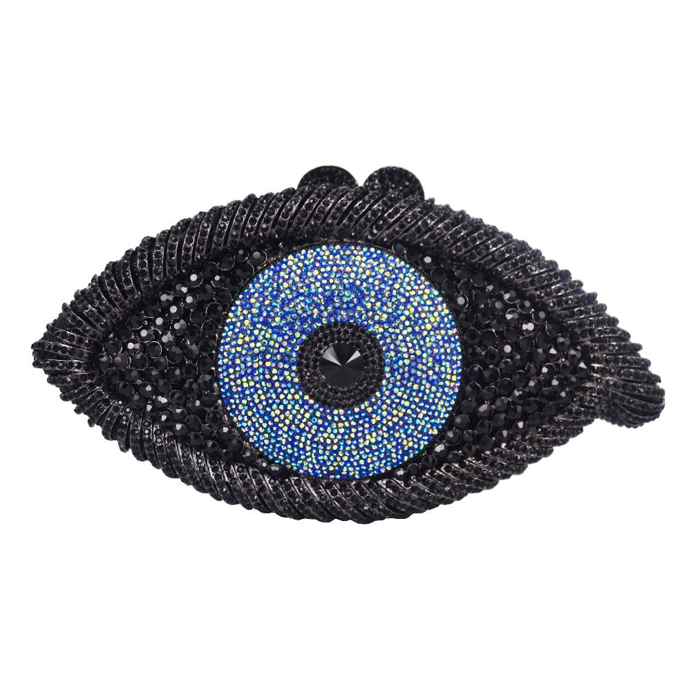 Women's bag eye diamond evening bag - Dazpy