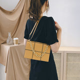 New Fashion Small Fragrant Style Rhombus Chain Bag Shoulder Messenger Bag - Dazpy