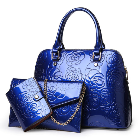 Fashion embossed shell bag portable picture bag - Dazpy