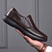 Men's casual plus size leather shoes - Dazpy