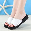 Korean Student Flat-bottomed Fairy Style Platform Slippers