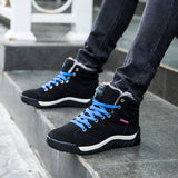 High-top warm and fleece cotton shoes - Dazpy