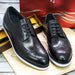 European And American Casual Business Flat Leather Shoes Leather Men's Shoes - Dazpy