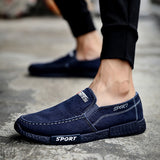 Cloth Shoes Men's Casual Shoes Canvas Washed Denim Men's Shoes - Dazpy