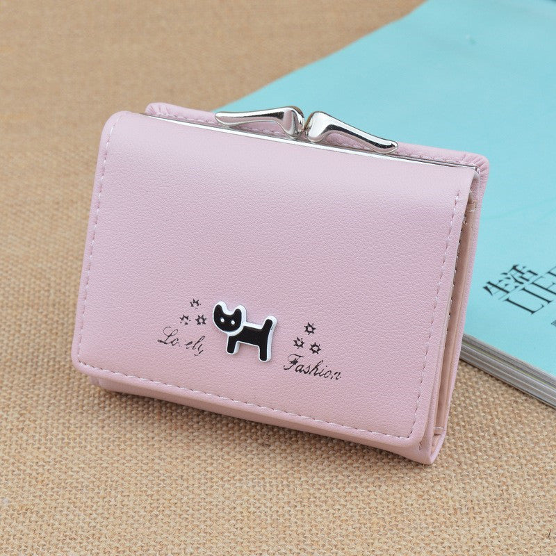 Cute Folding Student Wallet Net Red Coin Purse - Dazpy