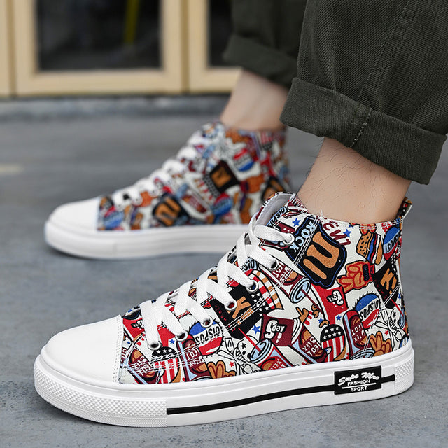 Big Kids High Top Boys Casual Sneakers - Dazpy