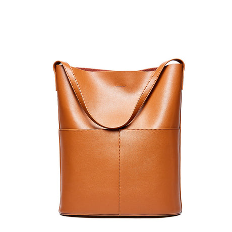 Large Leather Shoulder Fashion Women's Bag - Dazpy