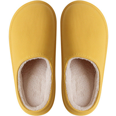 Women's platform outdoor cotton slippers - Dazpy