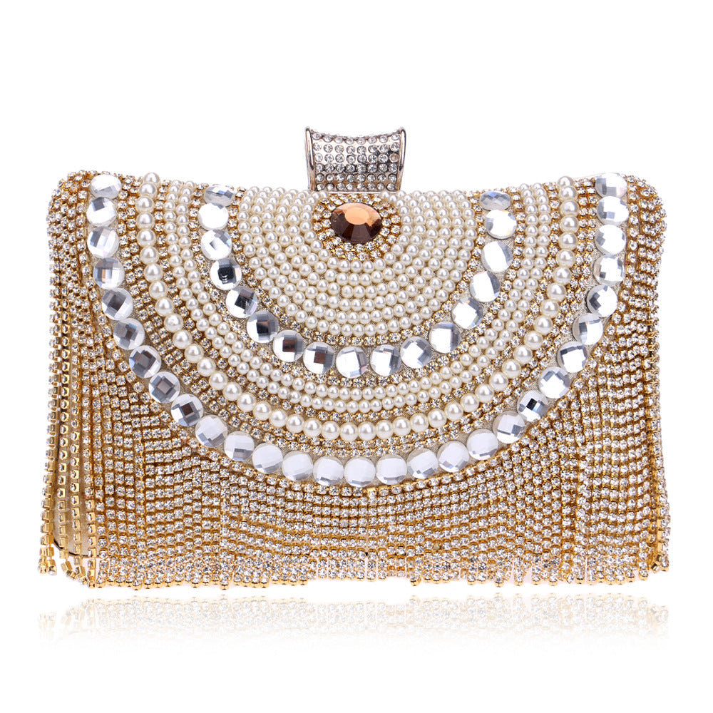 Ladies Banquet Bag Tassel Evening Bag - Dazpy