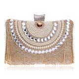 Ladies Banquet Bag Tassel Evening Bag - Dazpy