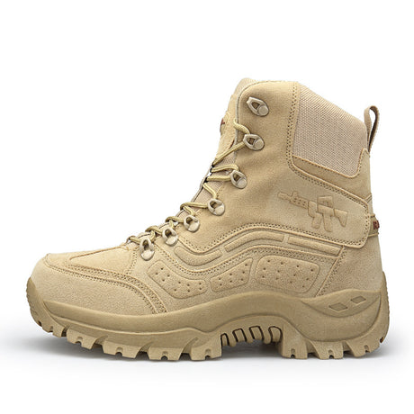 Large size high top outdoor military boots - Dazpy