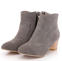 Thick and frosted tube boots