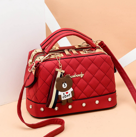 2021 autumn and winter trend new single shoulder diagonal small bag Korean fashion handbag small square bag - Dazpy