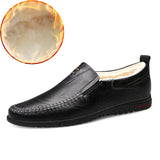 Casual Leather Shoes Korean Fashion Men's Leather Shoes - Dazpy