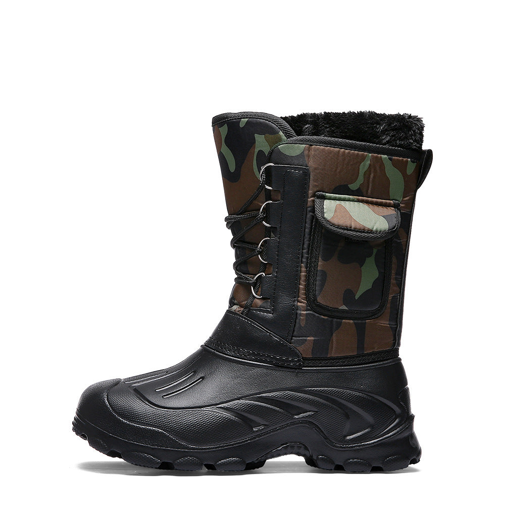 Warm camouflage fishing shoes - Dazpy