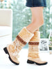 Winter Martin Boots Thick High-Heeled Boots Women's Fashion Shoes Sexy Long Long Snow Boots - Dazpy