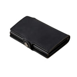 RFID ID Bank Card Holder PU Mini Metal Wallet - Dazpy