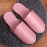 Home Leather Slippers Women's Baotou Home Soft Bottom - Dazpy