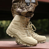 Large size high top outdoor military boots - Dazpy