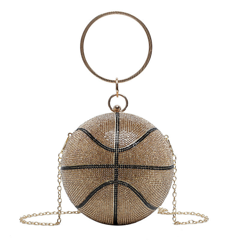 Football shape all-match chain slung personality female bag - Dazpy