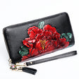 Leather zipper Korean style first layer leather wallet - Dazpy