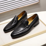 First Layer Cowhide Men's Wedding Banquet Shoes - Dazpy