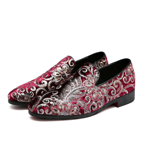 Embroidered men's shoes - Dazpy