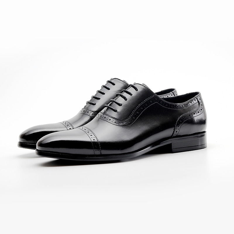 Men's three joint leather shoes - Dazpy