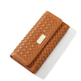 Woven Simple All-Match Retro Long Wallet - Dazpy